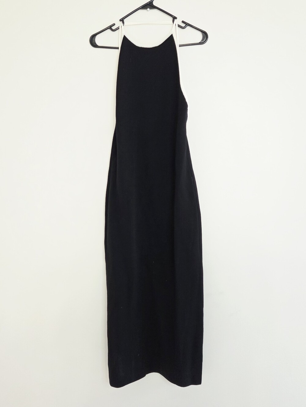 Meshki Heidi Contrast Binding Knitted Midi Dress Black Size XXL - Picture 3 of 10